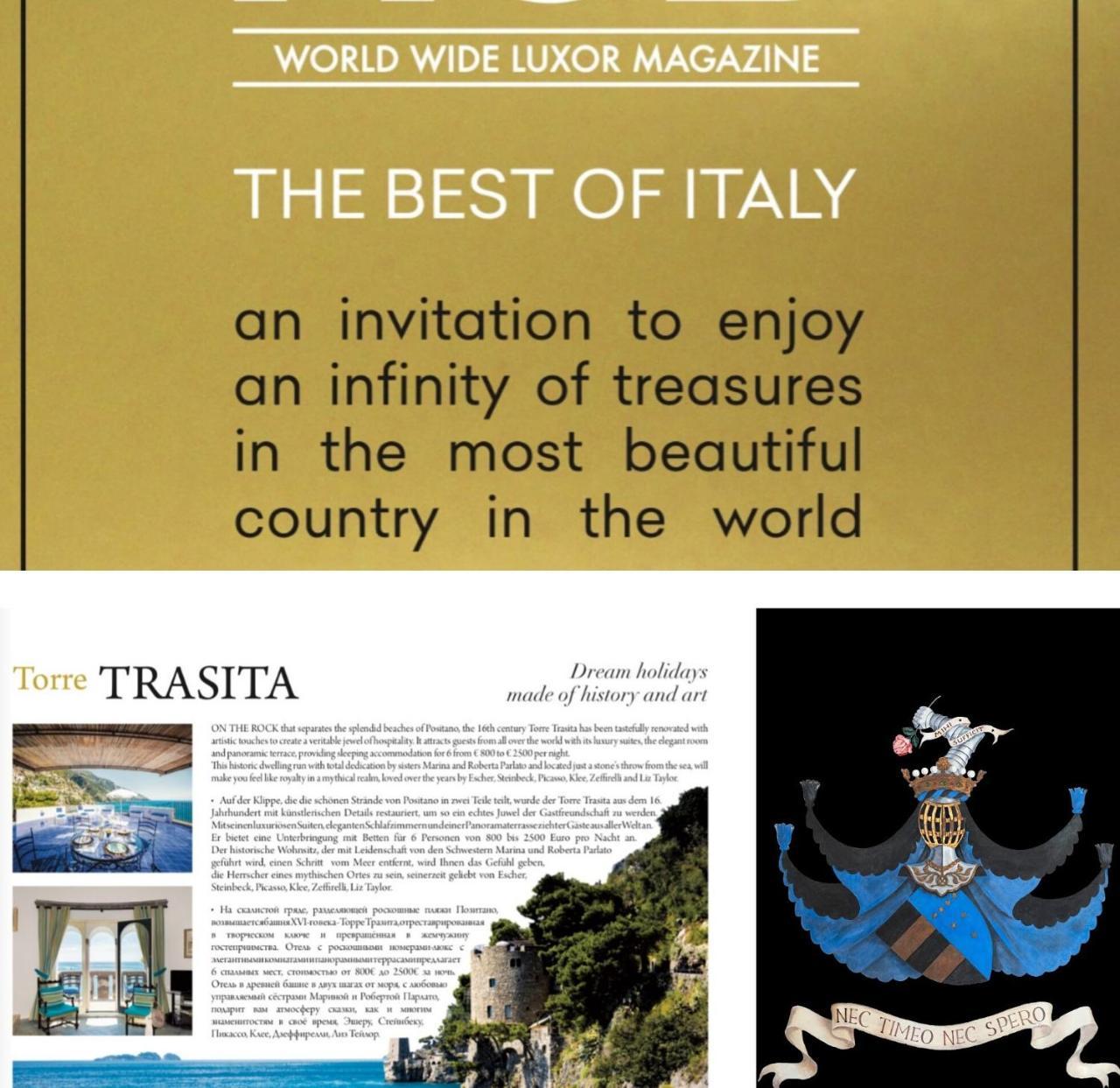 Villa Torre Trasita Luxury Suites Positano Ngoại thất bức ảnh